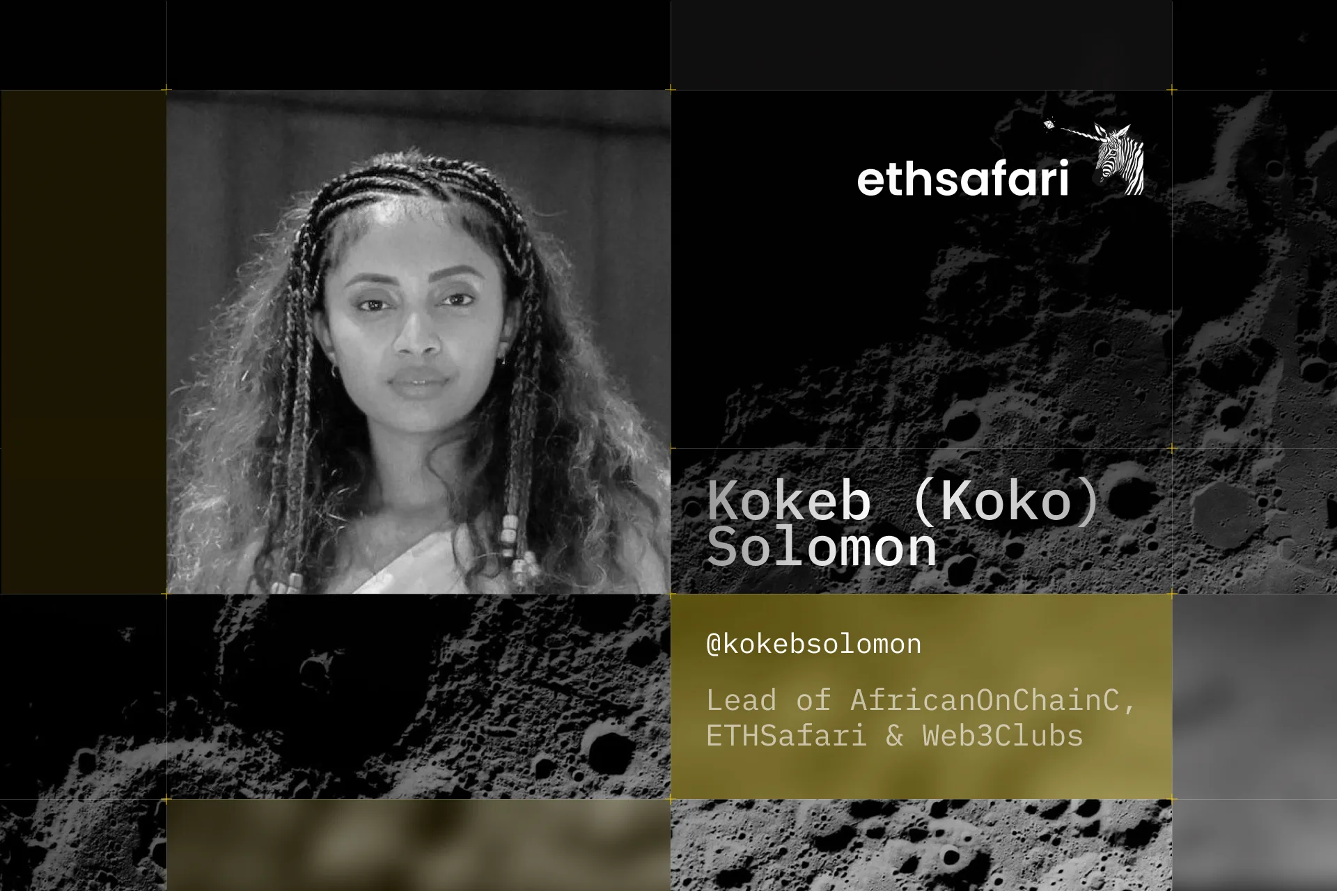 Web3Clubs visual featuring Kokeb Solomon